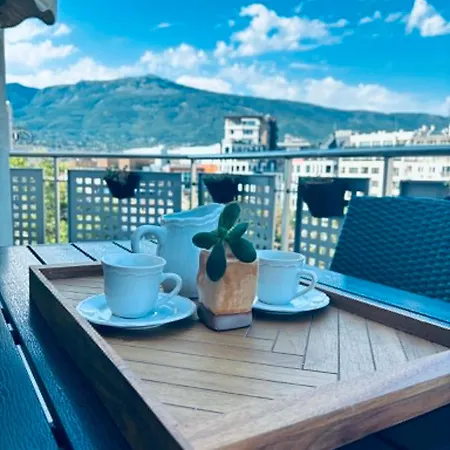 Spacious With A Mountain View, Big Balcony And Parking Apartment Sofia