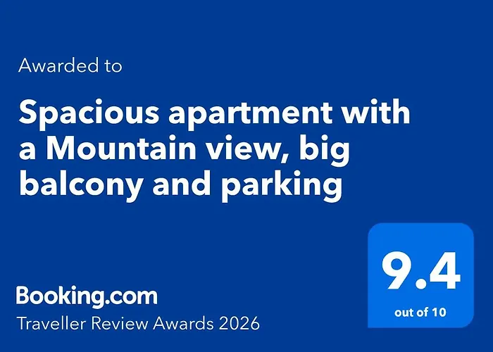 Spacious With A Mountain View, Big Balcony And Parking Апартамент София